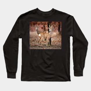 Roe deer family Long Sleeve T-Shirt